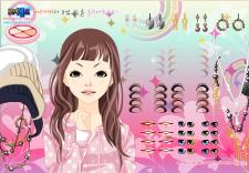 Makijaż młodej szatynki