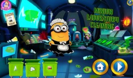 Sprzątanie laboratorium z Minionkiem