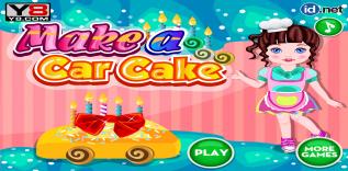 Tort w kształcie samochodu