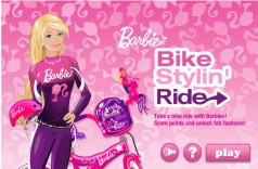 Barbie na rowerze