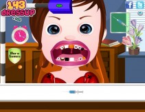 Dziewczynka u dentysty