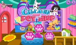 Posprzątaj w sklepie zoologicznym