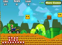 Super Mario na motorze