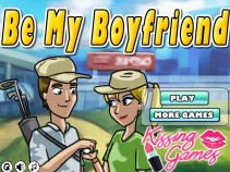 Całowanie na polu golfowym