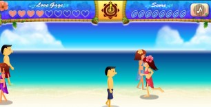 Flirtowanie na plaży