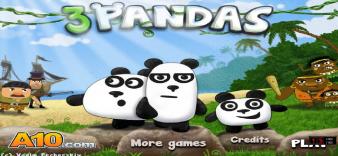 Trzy pandy