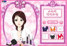 Modelka przed lustrem