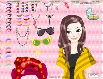 Makijaż pięknej turystki