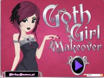 Glamour goth makeup