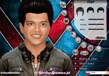 Bruno Mars - charakteryzacja