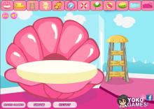 Łóżko w domku dla lalek