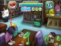 Całusy w bibliotece