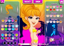 Makijaż fanki soft rocka