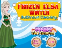 Zimowe sprzątanie z Elsą