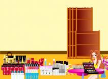 Dekoracja salonu kosmetycznego