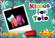 Całujące się pieski