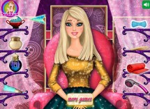 Szalony makeup Barbie