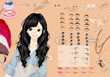 Kontrastowy makijaż