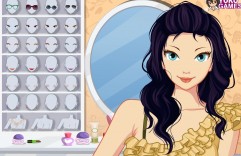 Makijaż przyszłej celebrytki