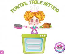 Kuchenna rewolucja - nakrycie stołu