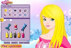 Metamorfoza blond dziewczyny