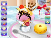 Lody w pucharku