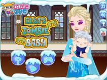 Elsa i dziecko Zombie