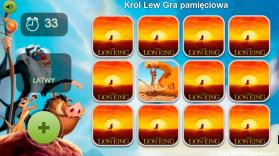 Król Lew Gra pamięciowa