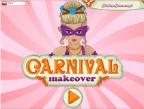 Twarz na bal karnawałowy