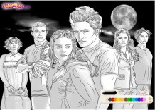 Kolorowanka "Zmierzch"