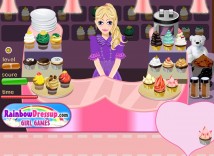 Sprzedawczyni deserów