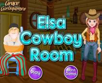 Elsa jako kowbojka
