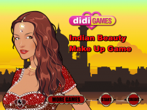 Make up kobiety z Indii