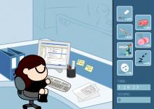 Żmudna praca w biurze