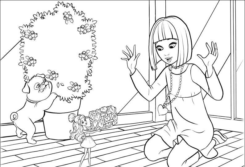 Barbie przedstawia Calineczkę #17