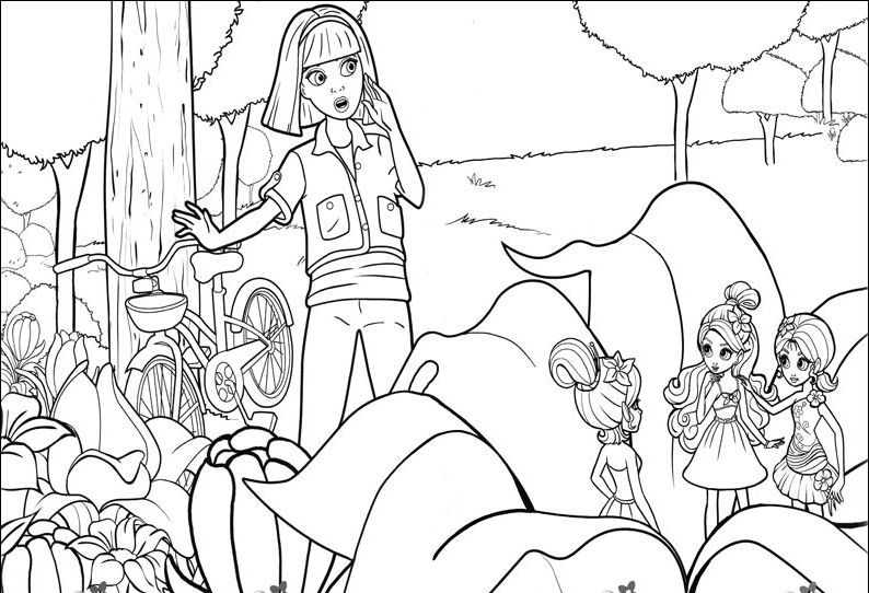 Barbie przedstawia Calineczkę #5