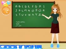 Piękna nauczycielka