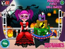 Pierwsze halloween księżniczki