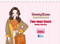 Dwukolorowe płaszcze