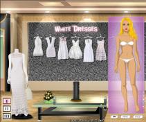 Wystawa białych sukieneczek