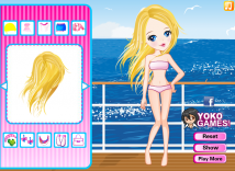 Różowo na wybrzeżu