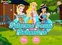 Księżniczki - Styl Bohemian