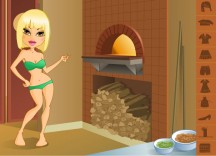 Początkująca kelnerka