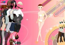 Ubieranka przed sklepem