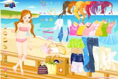 Wakacyjna plażowiczka