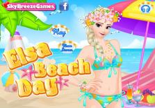 Elsa - Dzień na plaży