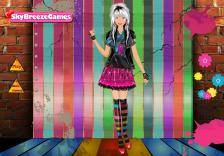 Mała emo dziewczynka