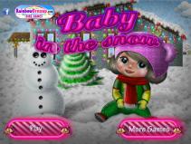 Dziewczynka w śniegu