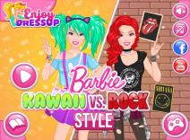 Barbie: Kawaii vs. Rock!