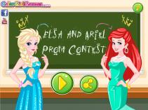 Elsa i Ariel - Konkurs piękności